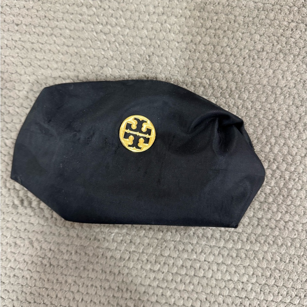 Tory Burch Black small make up bag